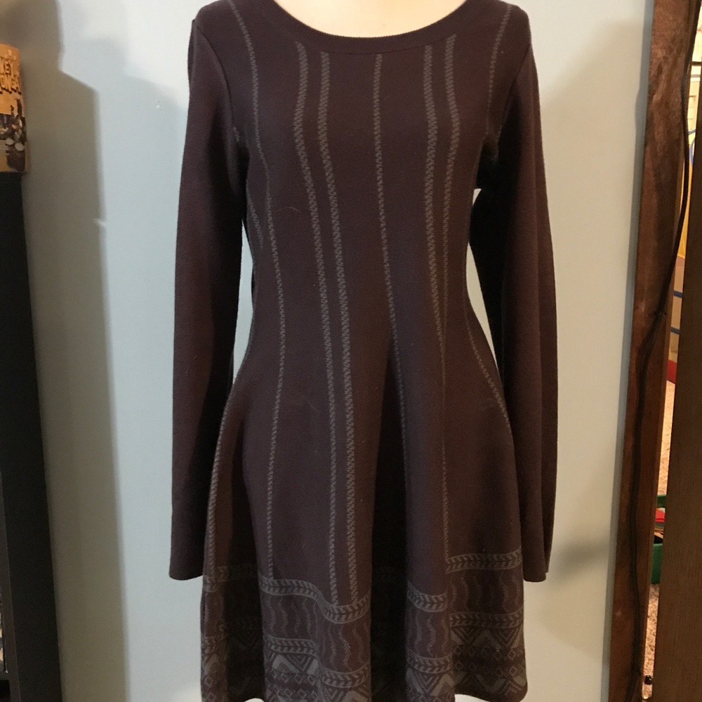 Knit "Let it Snow" dress, cloud chaser brand
